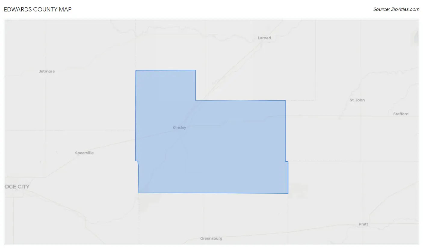 Edwards County Map