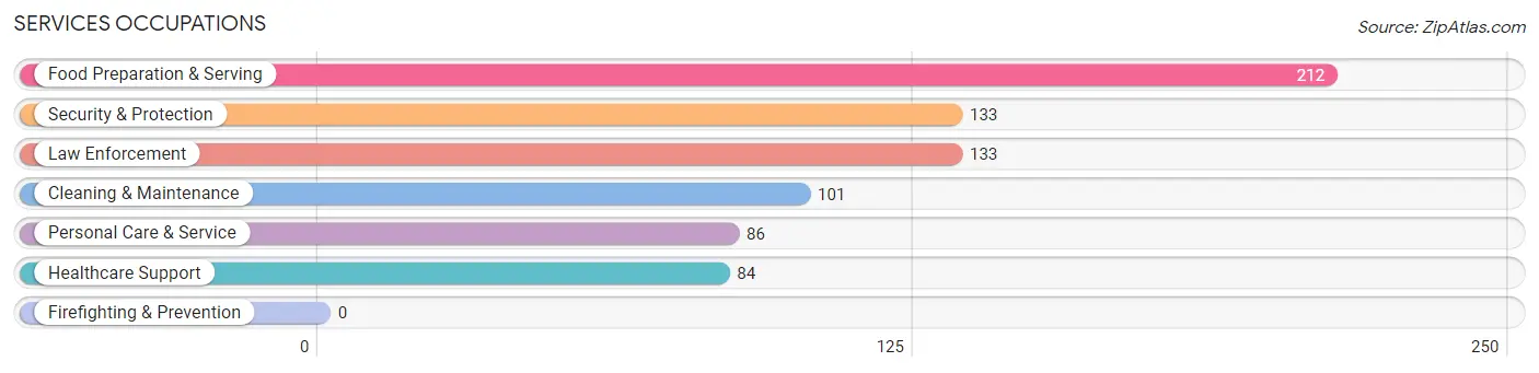Services Occupations in Ellsworth County
