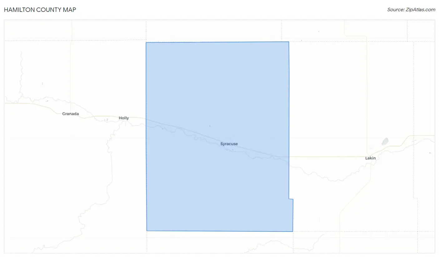 Hamilton County Map