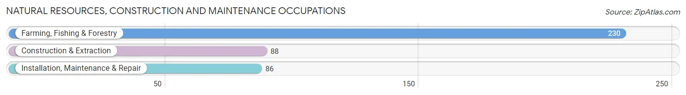 Natural Resources, Construction and Maintenance Occupations in Haskell County