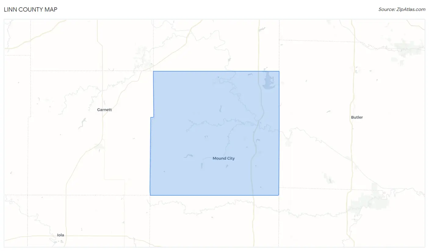 Linn County Map
