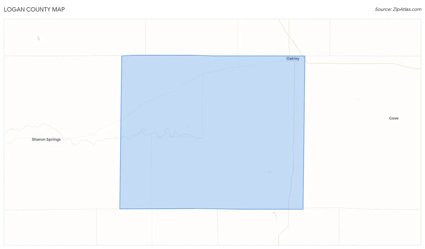 Logan County Map