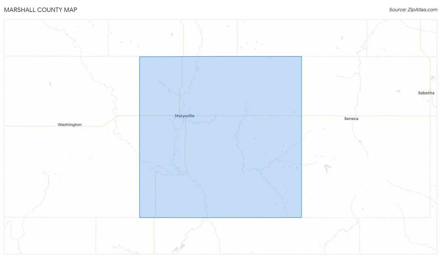 Marshall County Map