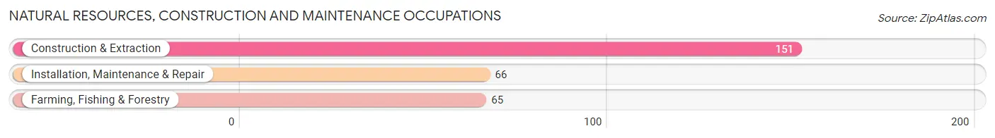 Natural Resources, Construction and Maintenance Occupations in Mitchell County