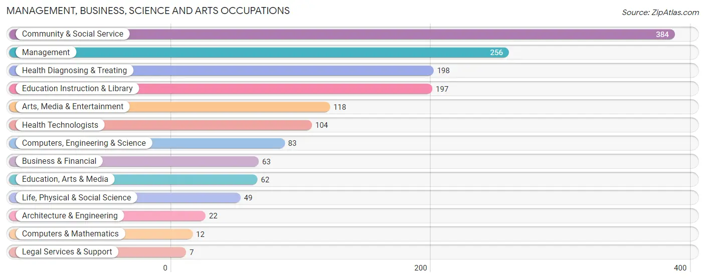 Management, Business, Science and Arts Occupations in Morris County