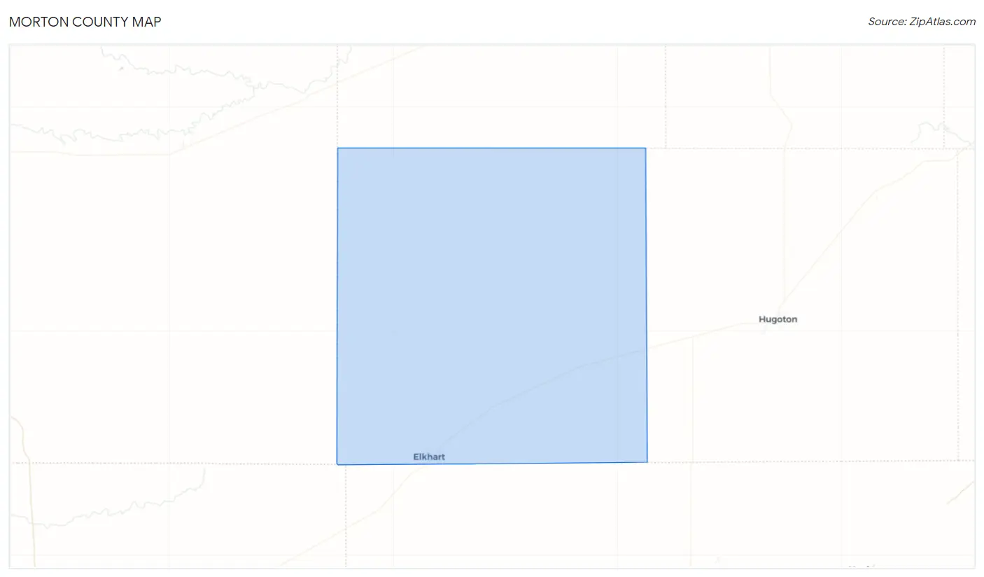 Morton County Map
