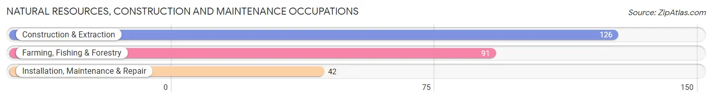 Natural Resources, Construction and Maintenance Occupations in Ness County