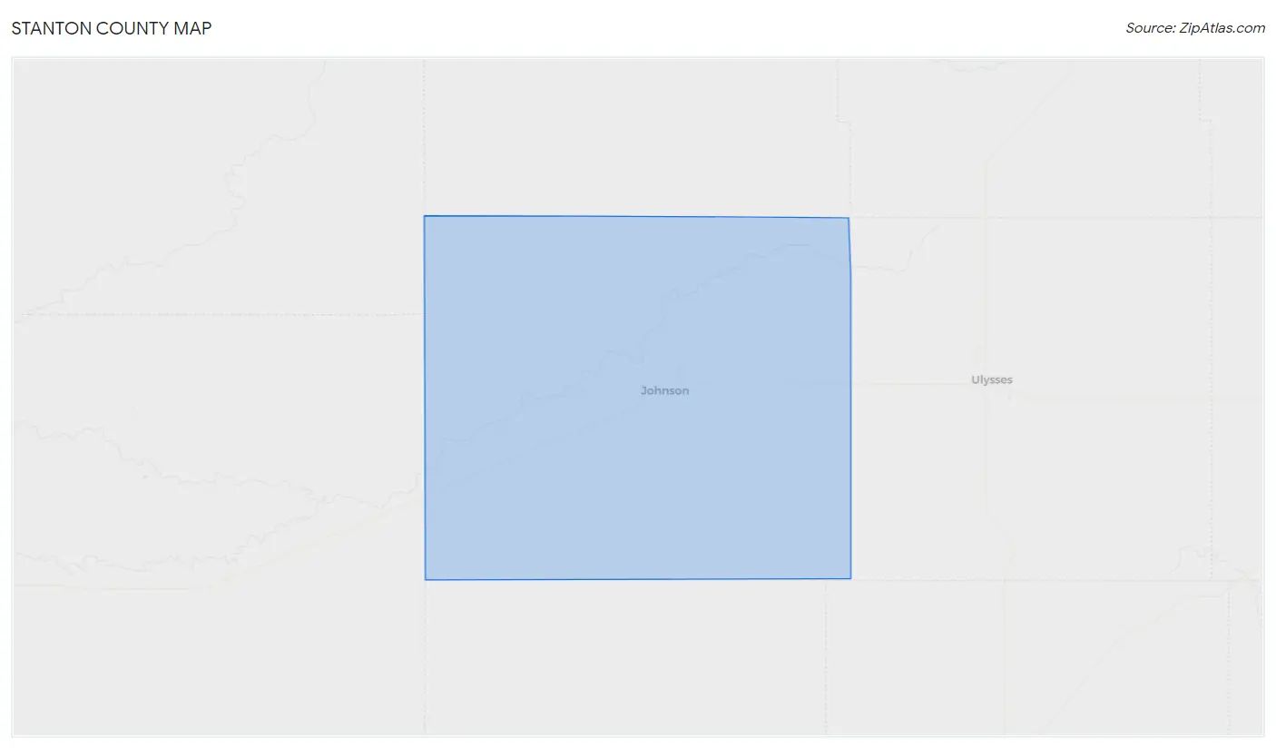 Stanton County Map