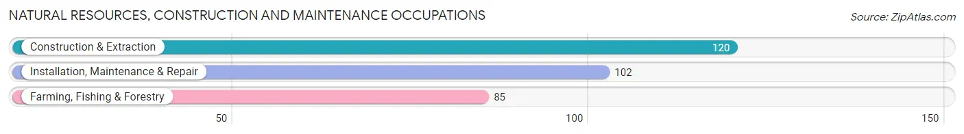 Natural Resources, Construction and Maintenance Occupations in Trego County