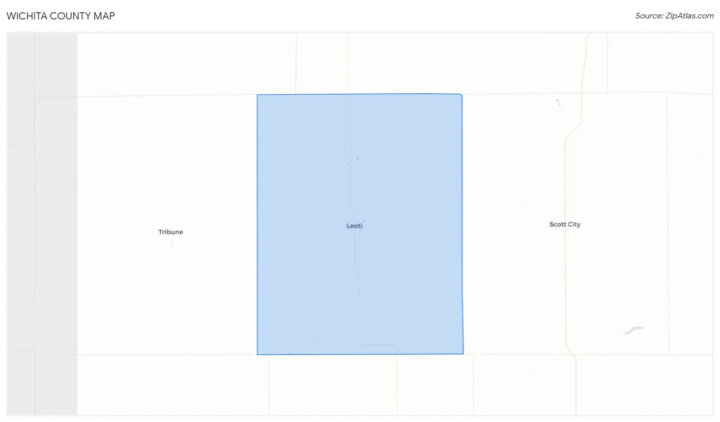 Wichita County Map