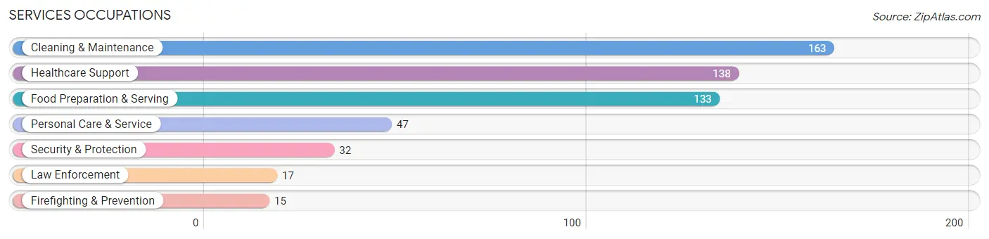 Services Occupations in Wilson County