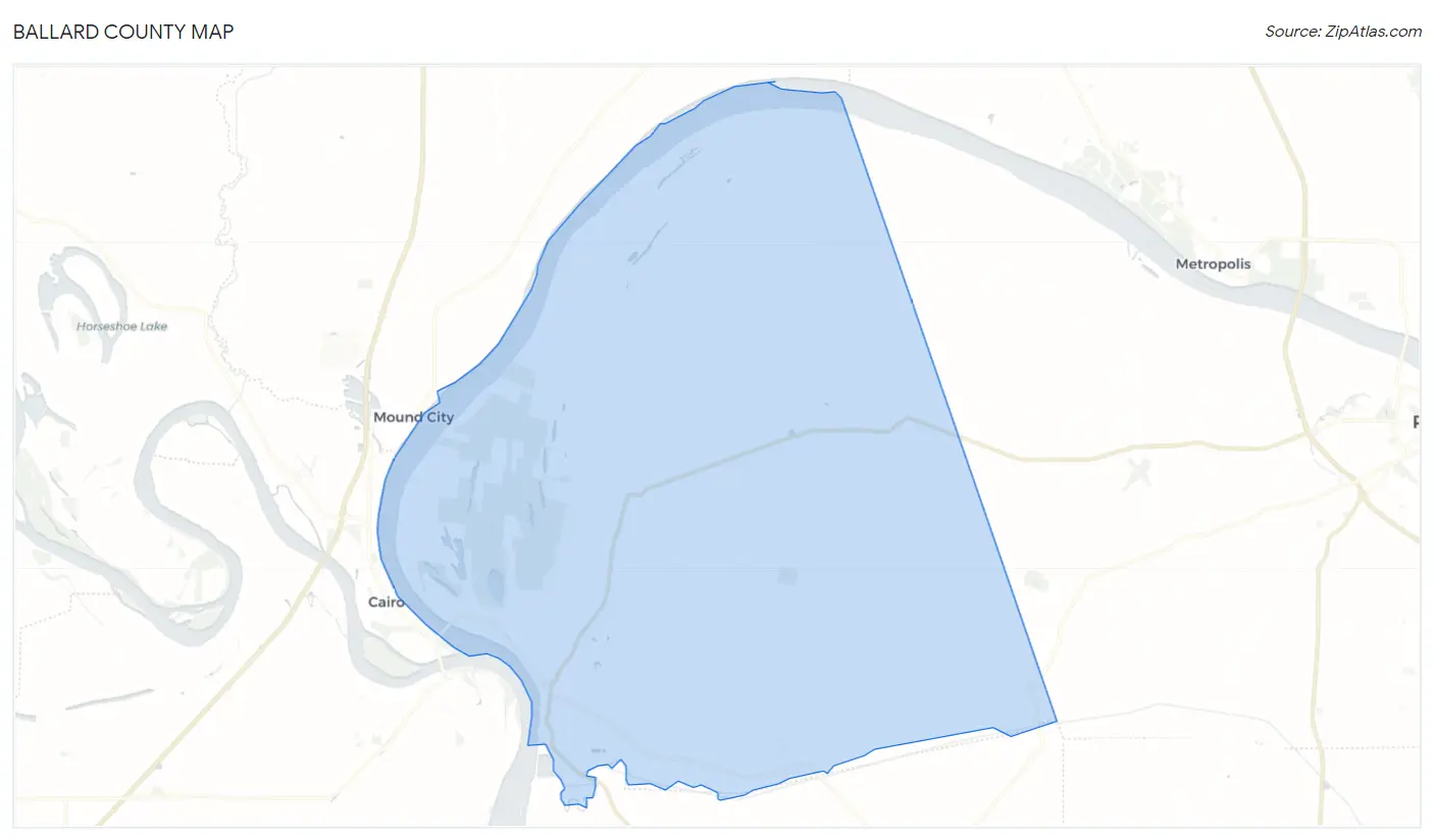 Ballard County Map