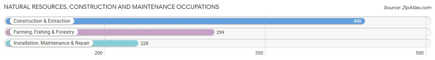 Natural Resources, Construction and Maintenance Occupations in Bourbon County