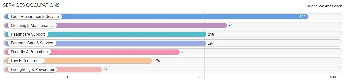 Services Occupations in Boyle County