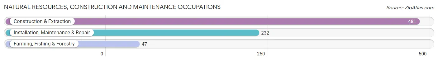 Natural Resources, Construction and Maintenance Occupations in Butler County
