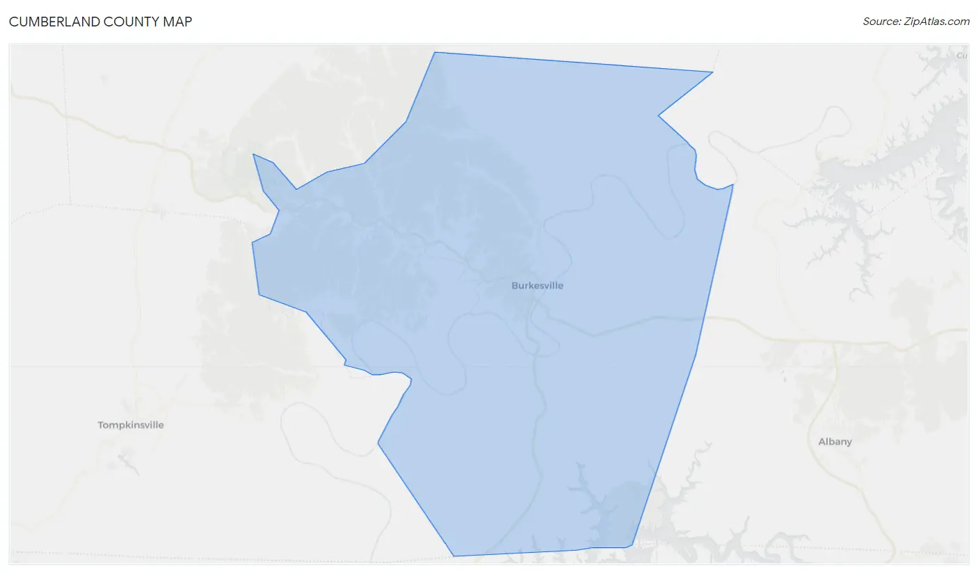 Cumberland County Map