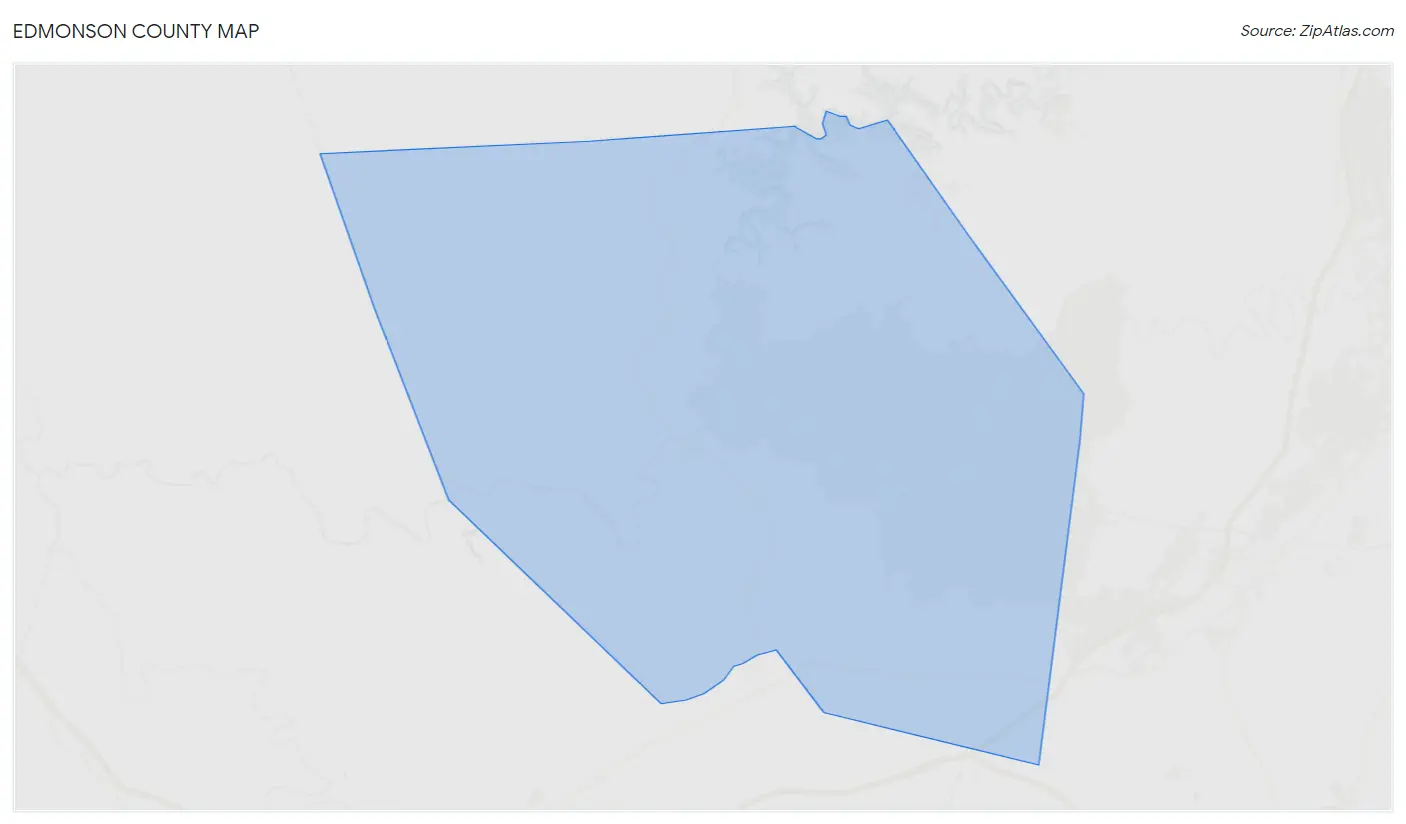 Edmonson County Map