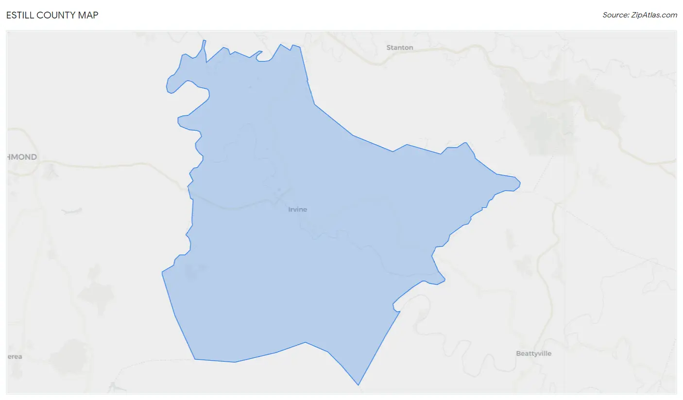 Estill County Map