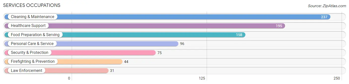 Services Occupations in Green County