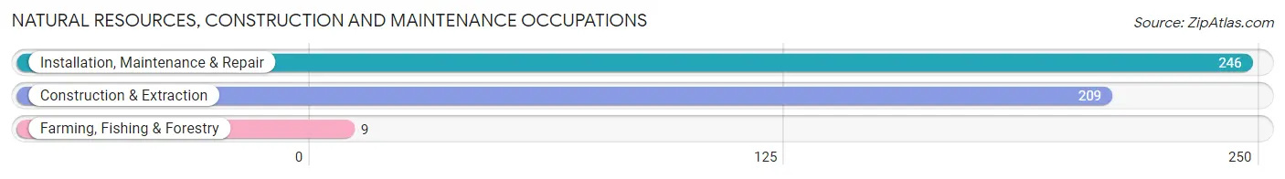 Natural Resources, Construction and Maintenance Occupations in Hancock County