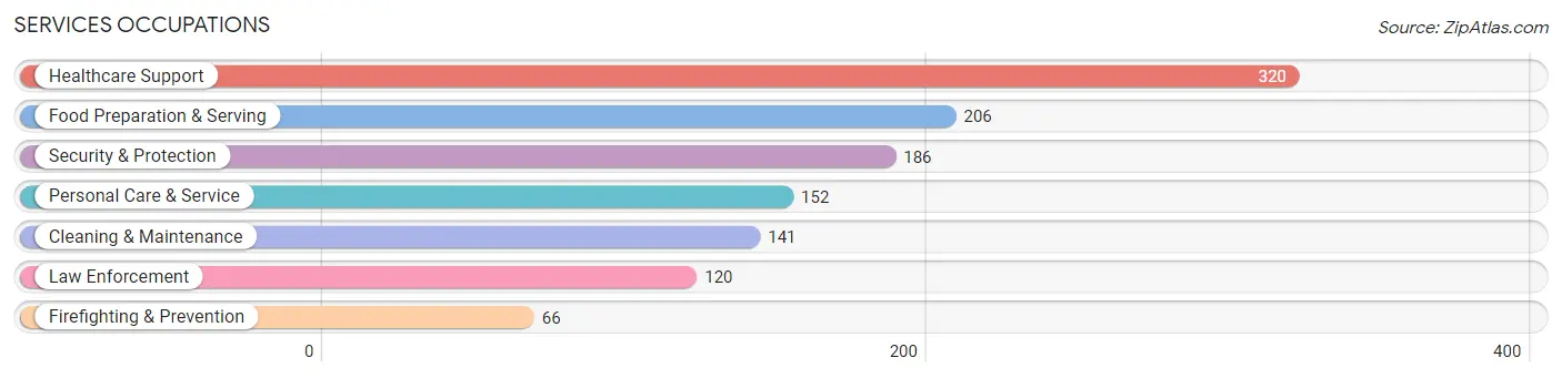 Services Occupations in Knott County