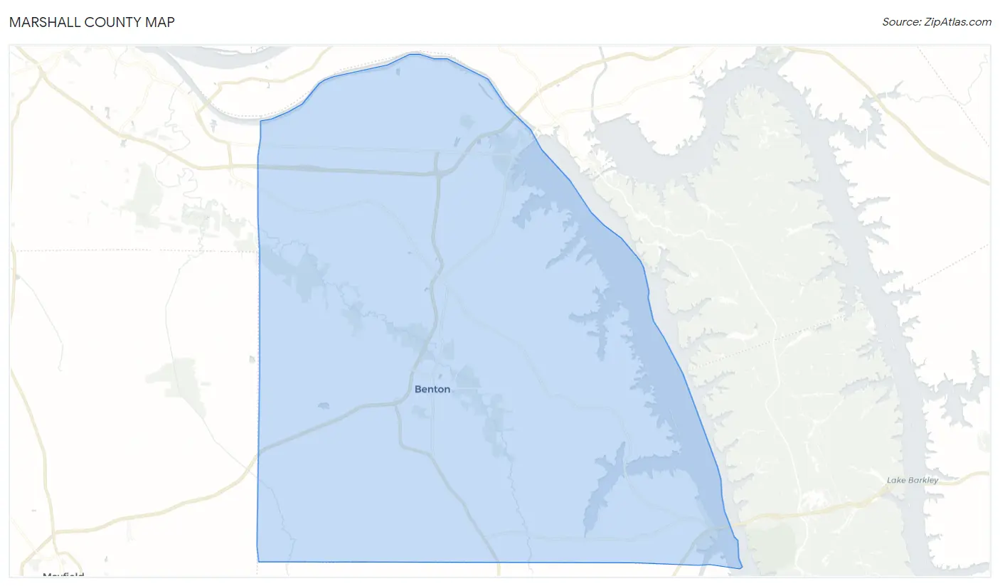 Marshall County Map