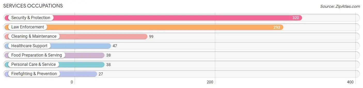 Services Occupations in Martin County