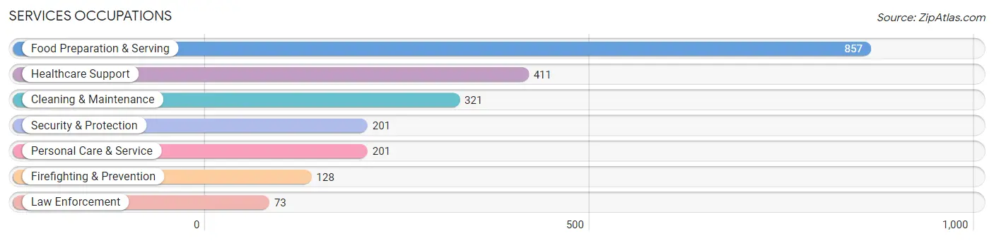 Services Occupations in Meade County
