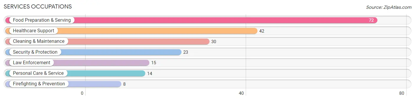Services Occupations in Menifee County