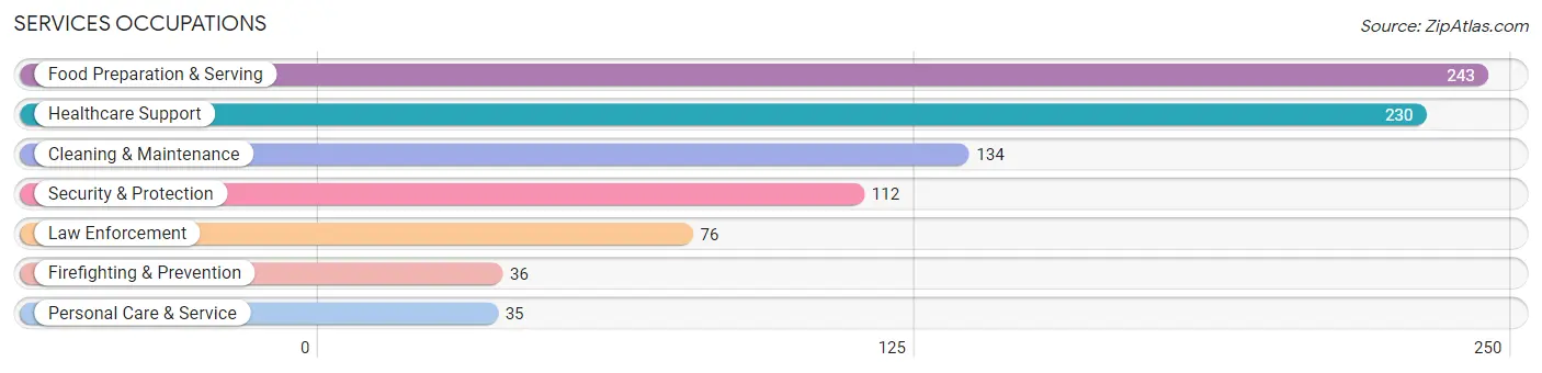 Services Occupations in Metcalfe County