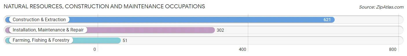 Natural Resources, Construction and Maintenance Occupations in Pendleton County