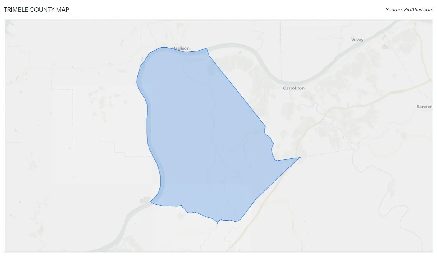 Trimble County Map