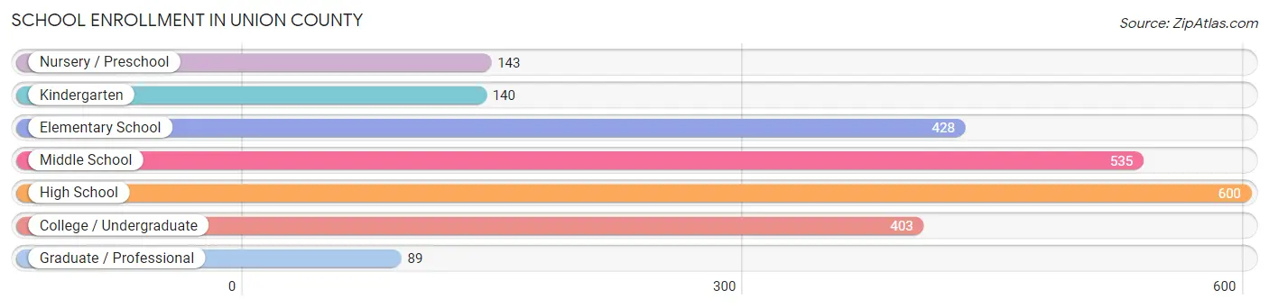 School Enrollment in Union County