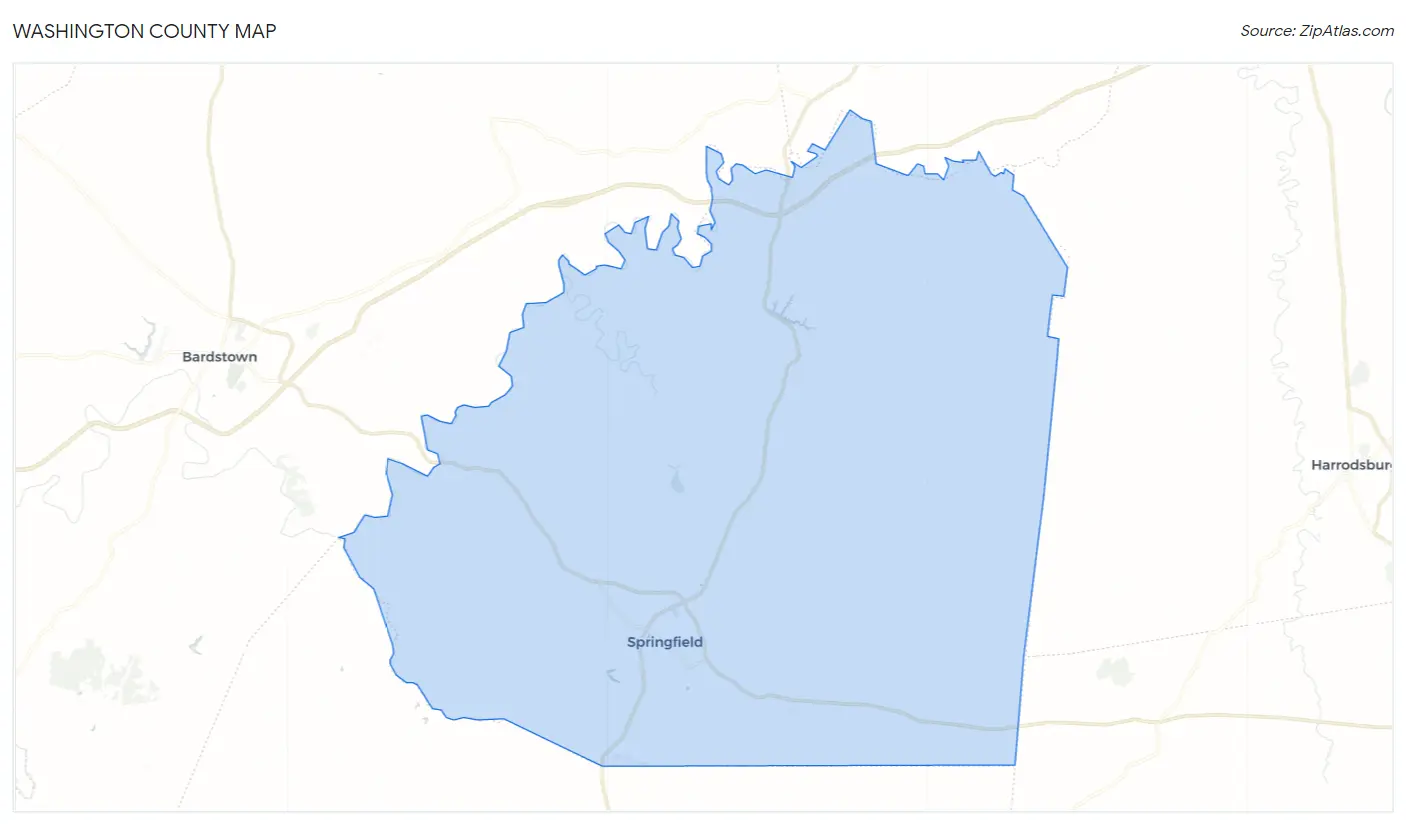 Washington County Map