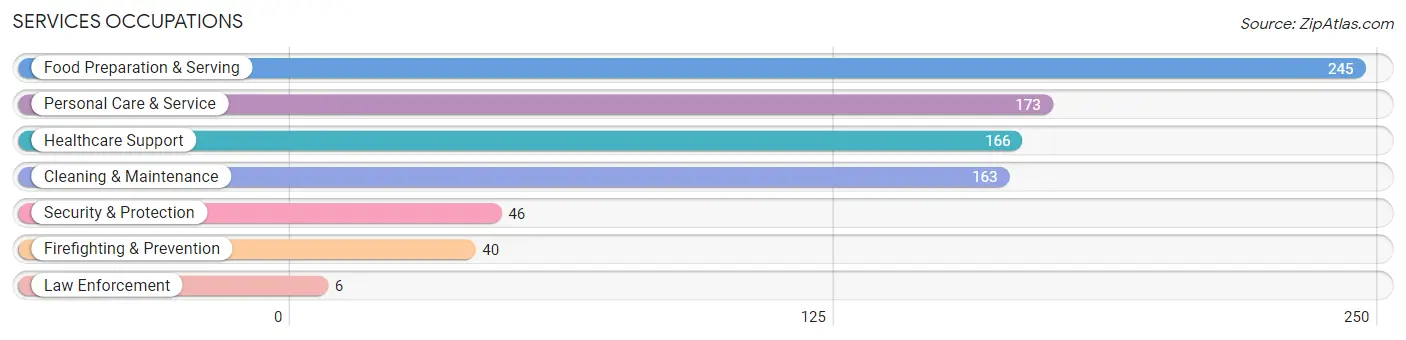 Services Occupations in Washington County