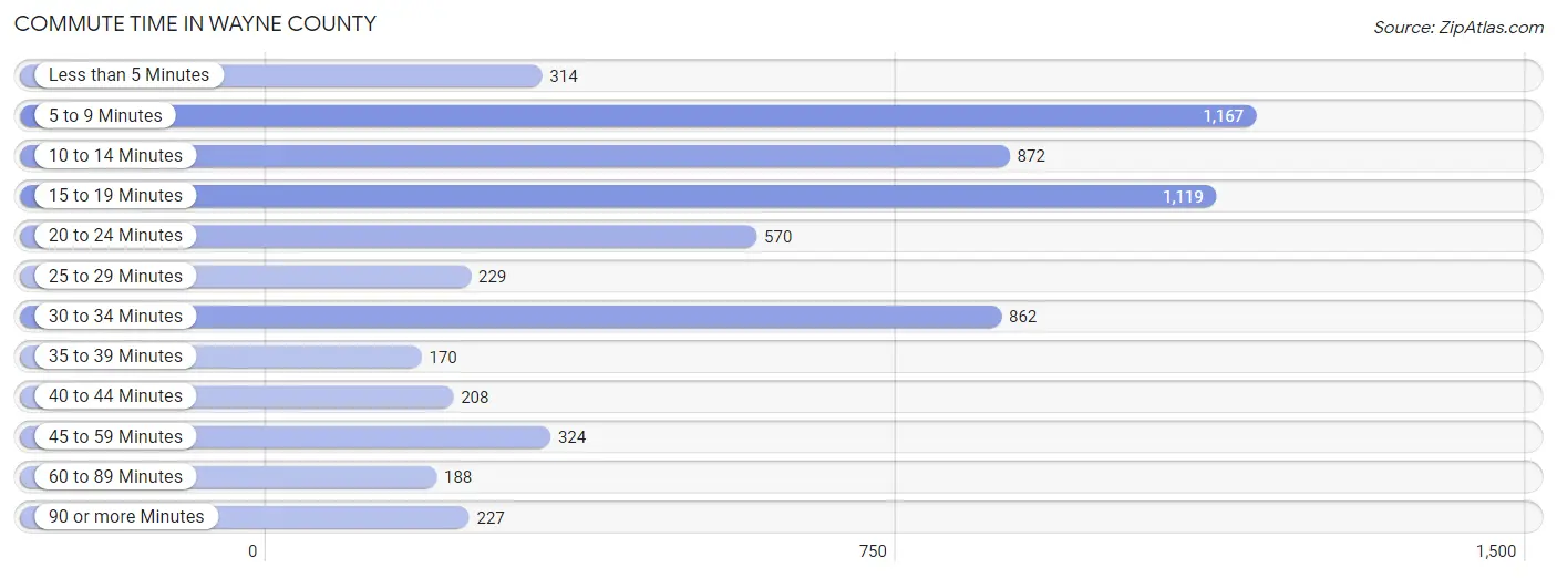 Commute Time in Wayne County