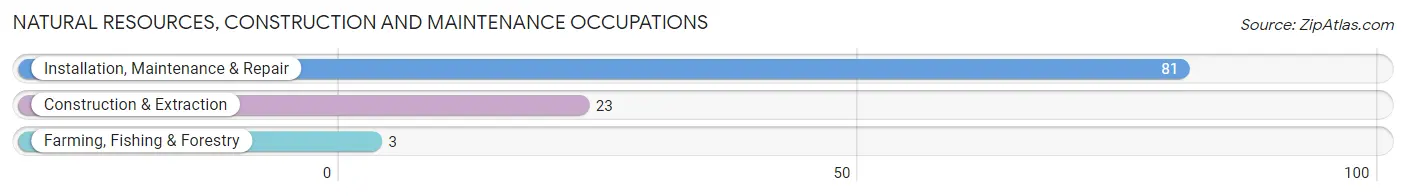 Natural Resources, Construction and Maintenance Occupations in Wolfe County