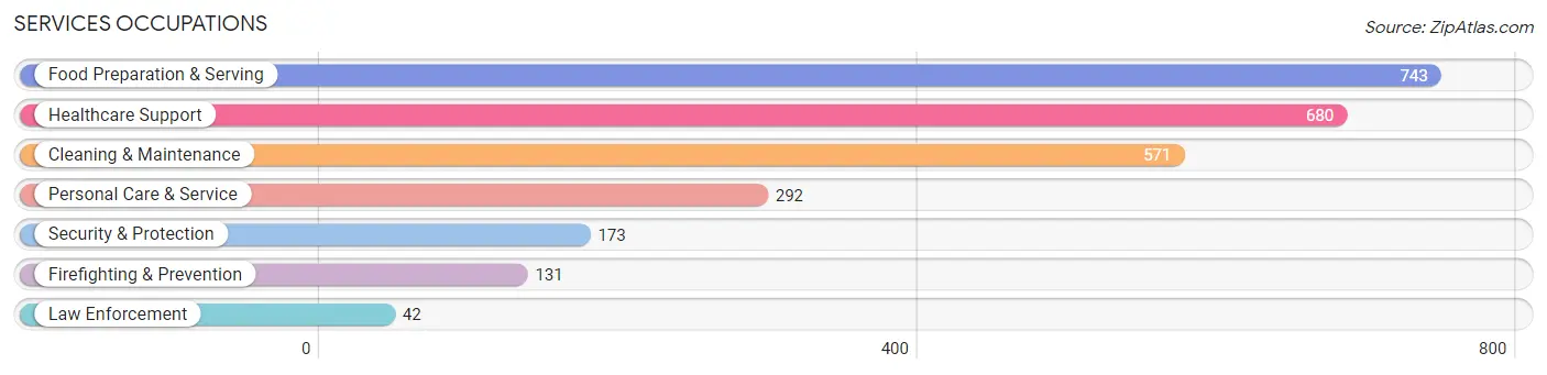 Services Occupations in Alpena County