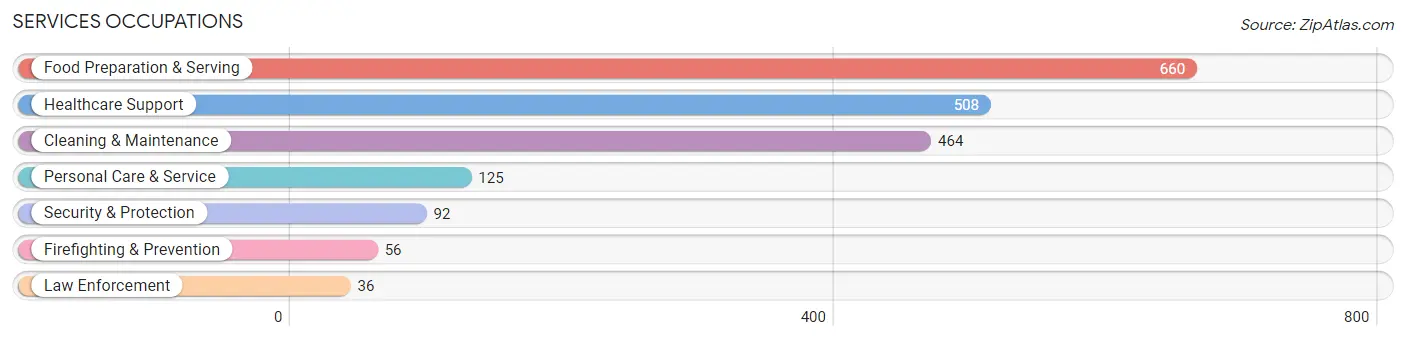 Services Occupations in Antrim County