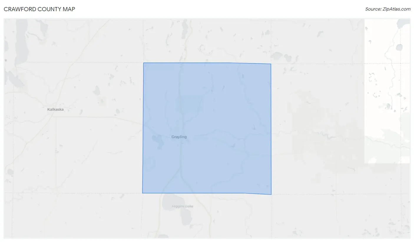 Crawford County Map
