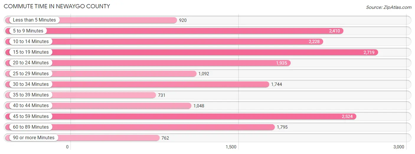 Commute Time in Newaygo County