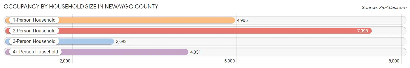 Occupancy by Household Size in Newaygo County
