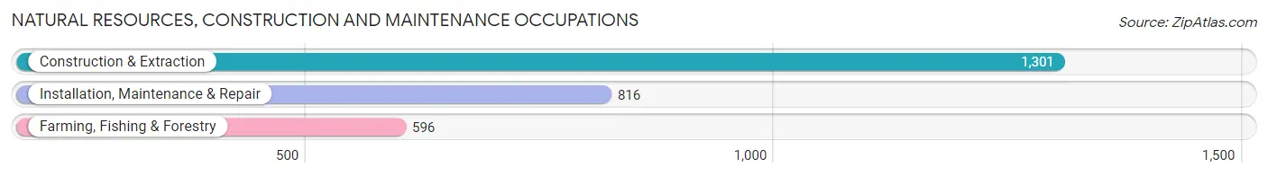 Natural Resources, Construction and Maintenance Occupations in Sanilac County