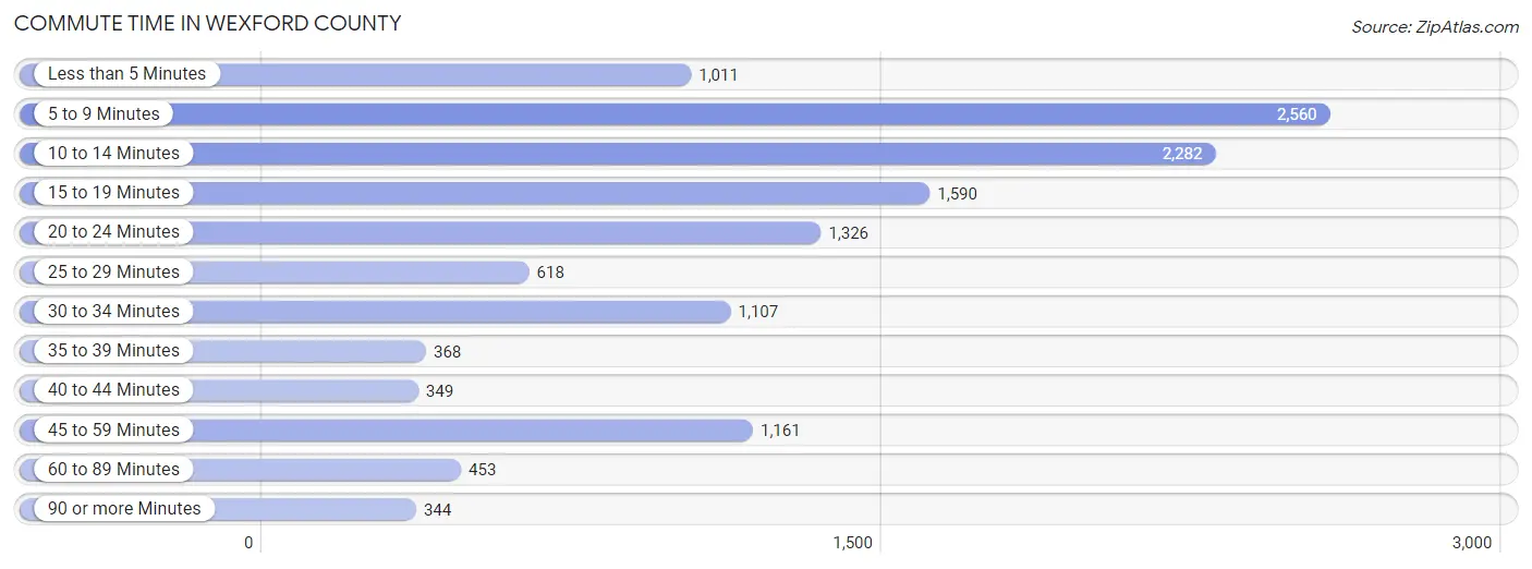 Commute Time in Wexford County