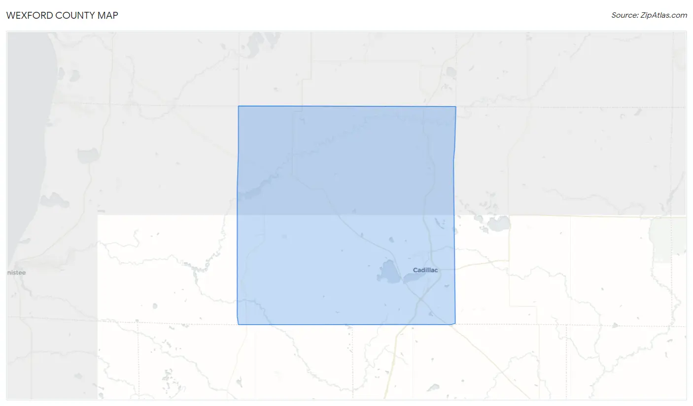 Wexford County Map