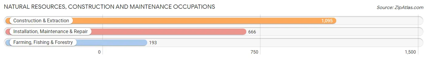 Natural Resources, Construction and Maintenance Occupations in Becker County