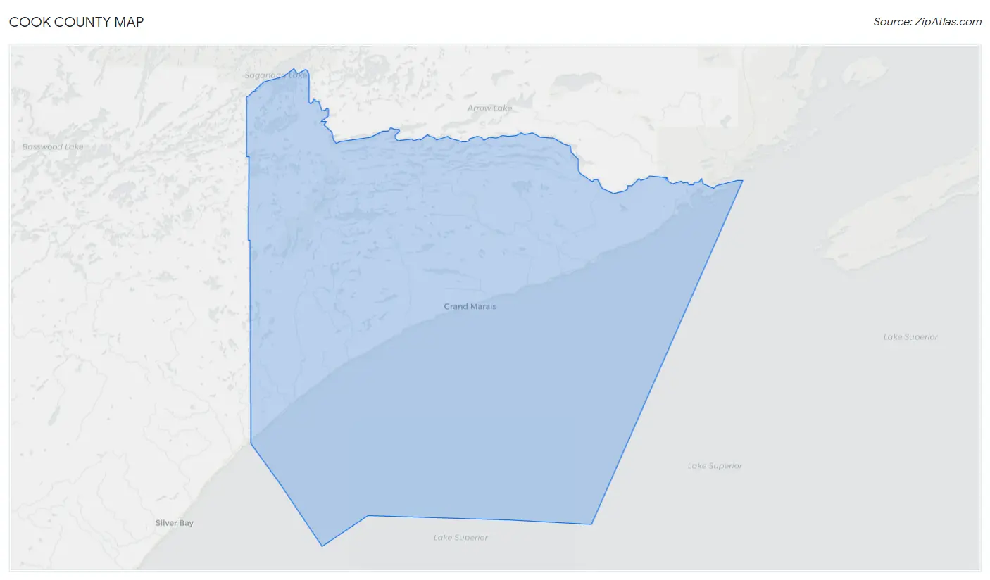 Cook County Map