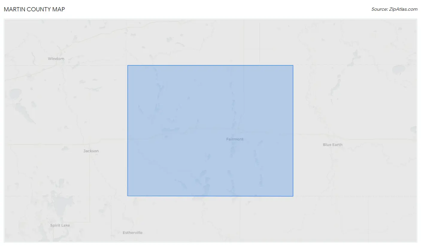 Martin County Map