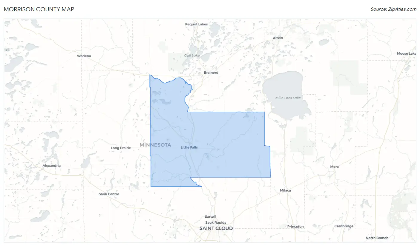 Morrison County Map