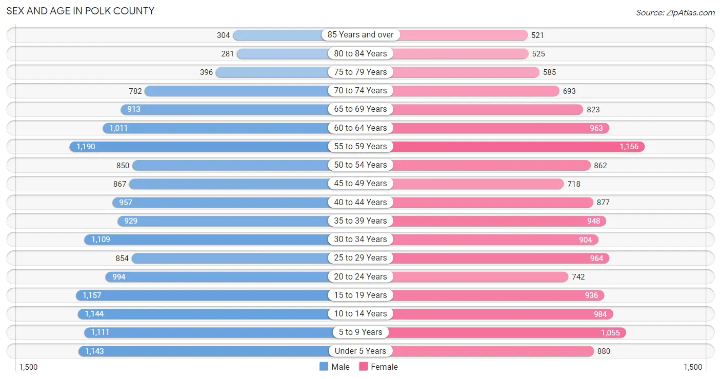 Sex and Age in Polk County